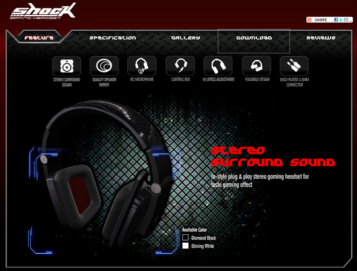 tt main feature Tt eSPORTS Shock Gaming Headset