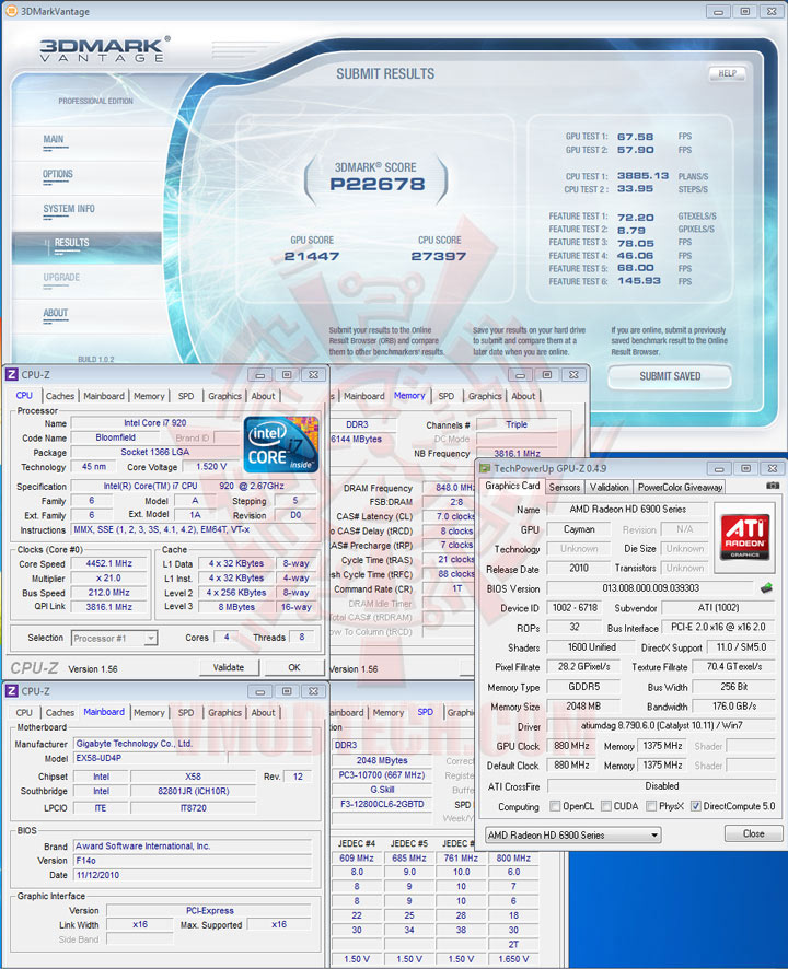 07 GIGABYTE AMD Radeon HD 6970 2GB GDDR5 Debut Review