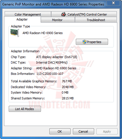6970info GIGABYTE AMD Radeon HD 6970 2GB GDDR5 Debut Review