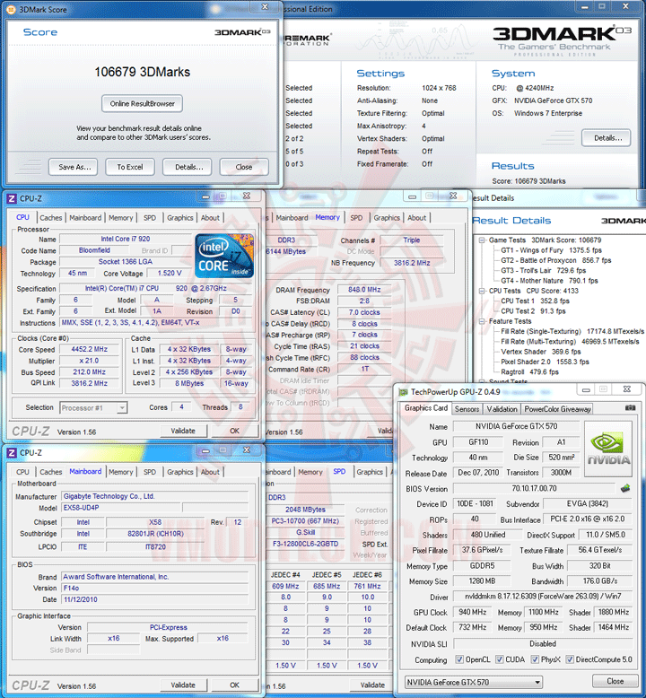 03 ov EVGA GeForce GTX 570 1280MB GDDR5 Overclocking Review