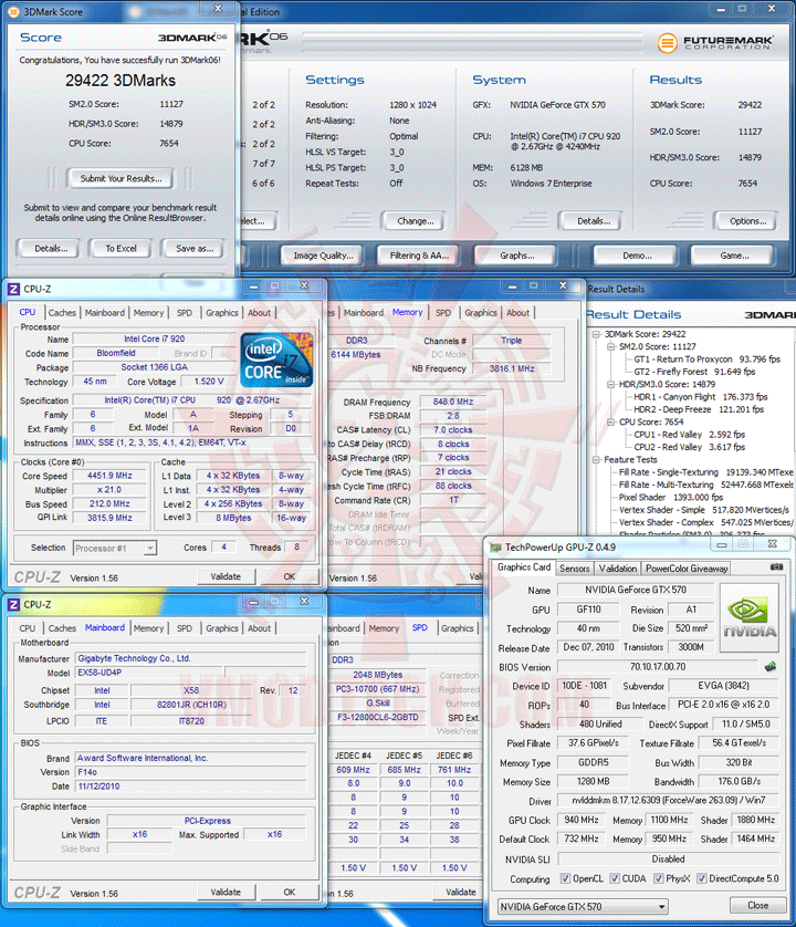 06 ov EVGA GeForce GTX 570 1280MB GDDR5 Overclocking Review