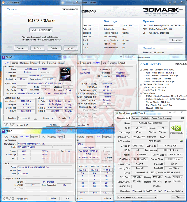 03nv AMD Phenom II X6 1100T Black Edition Overclocking Review