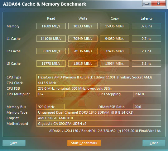 e1 AMD Phenom II X6 1100T Black Edition Overclocking Review
