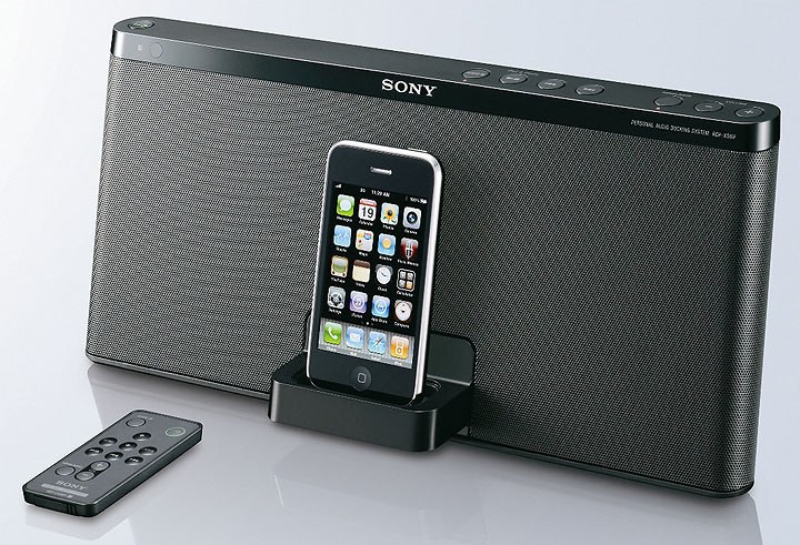rdp x50ip with remote โซนี่เอาใจคนรักเสียงเพลงด้วย iPod Speaker Dock ลงตัวด้วยดีไซน์เรียบหรู พร้อมคุณภาพเสียงเต็มพลัง 