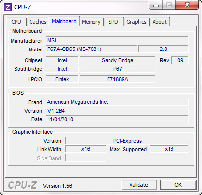 3 Sandy Bridge Core i7 2600K on MSI P67A GD65