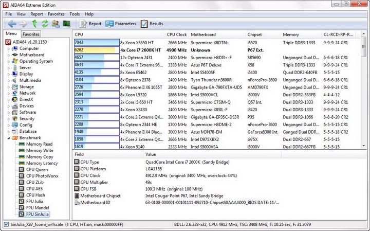 sinjulia resize Sandy Bridge Core i7 2600K on MSI P67A GD65