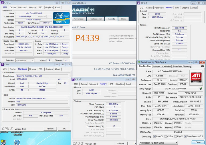 3d11 GIGABYTE H67A UD3H Motherboard Review