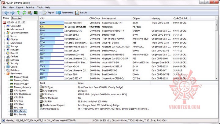 mandel resize GIGABYTE P67A UD7 Motherboard Review