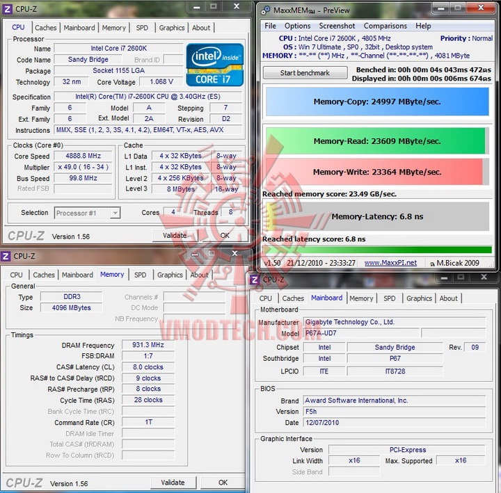 maxmem GIGABYTE P67A UD7 Motherboard Review
