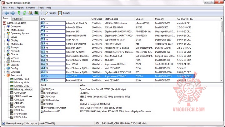 mem latency resize GIGABYTE P67A UD7 Motherboard Review