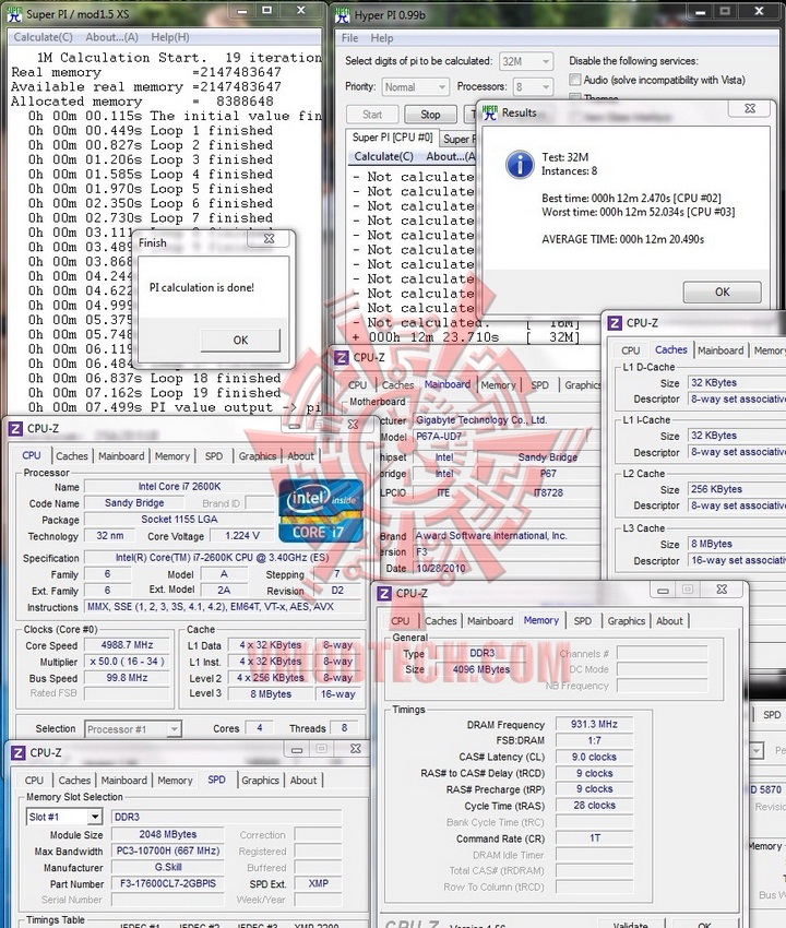 pi 50 finished 1 GIGABYTE P67A UD7 Motherboard Review