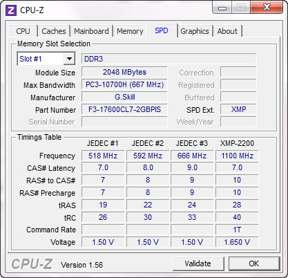 spd ASRock P67 Pro 3 Motherboard Review