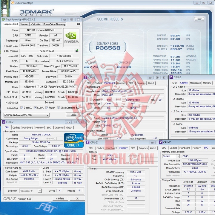 vantage new GIGABYTE P67A UD7 Motherboard Review
