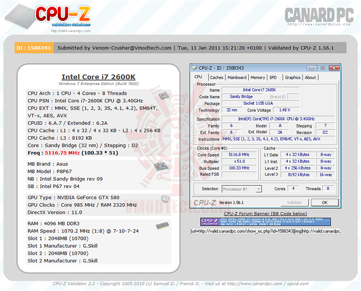 5116 ASUS P8P67 Motherboard Review