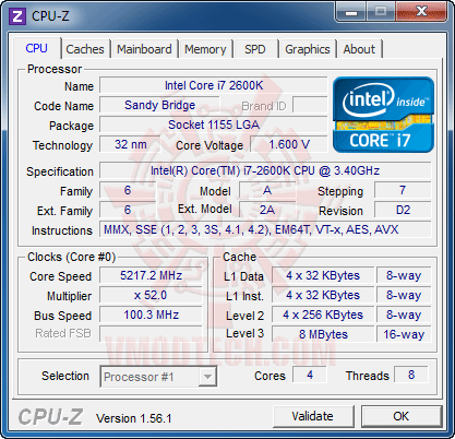 c1 Core i7 2600K @ 5,217MHz Rock Stable with ASUS P8P67 PRO