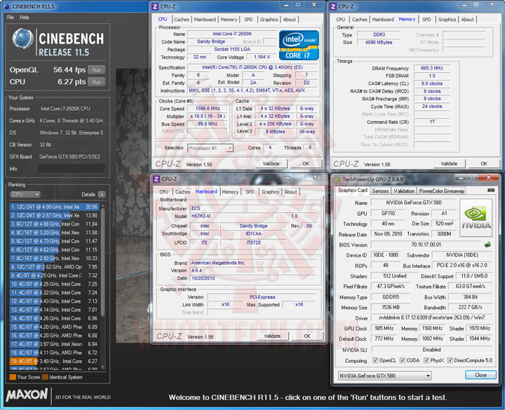 c11 ECS H67H2 M Motherboard Review