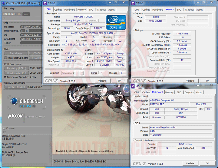 c10 ASUS P8P67 M PRO Micro ATX P67 Motherboard Review