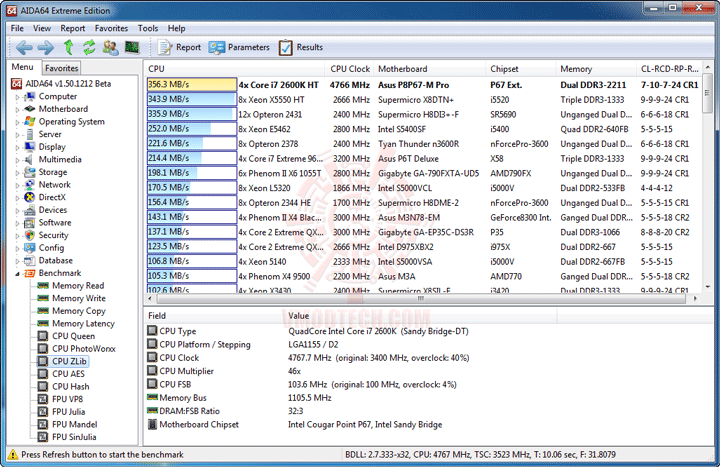 e4 ASUS P8P67 M PRO Micro ATX P67 Motherboard Review
