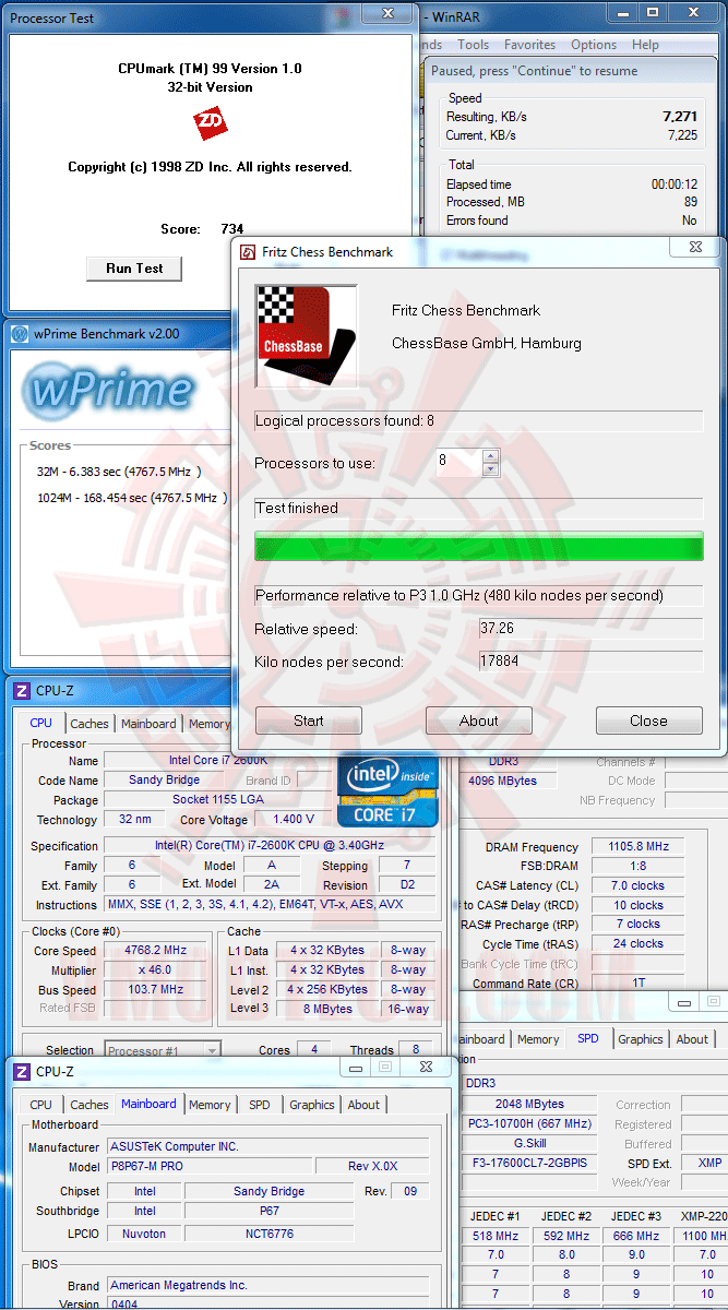 v ASUS P8P67 M PRO Micro ATX P67 Motherboard Review
