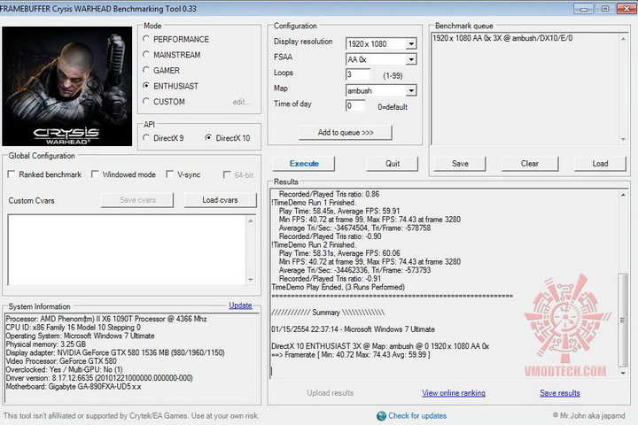 crysis2 980 2300 Inno3D Geforce GTX580 1536MB DDR5 Review