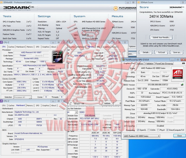 06 ASUS Radeon HD6870 1GB DDR5 Review