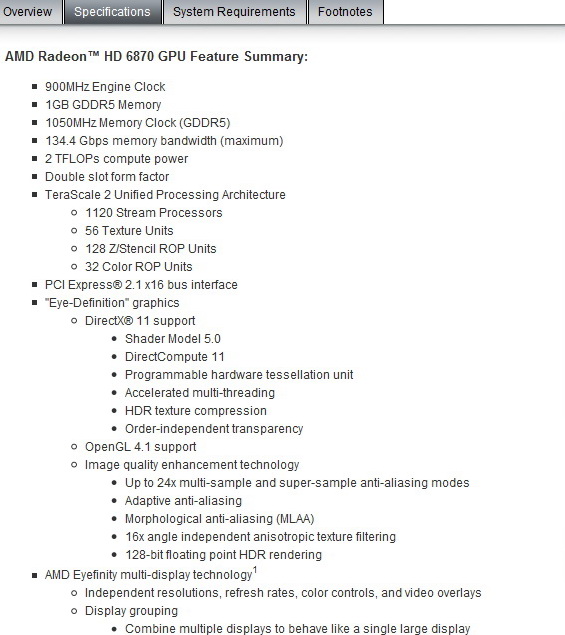 7 msi HD 6870 HAWK 1GB DDR5 Review