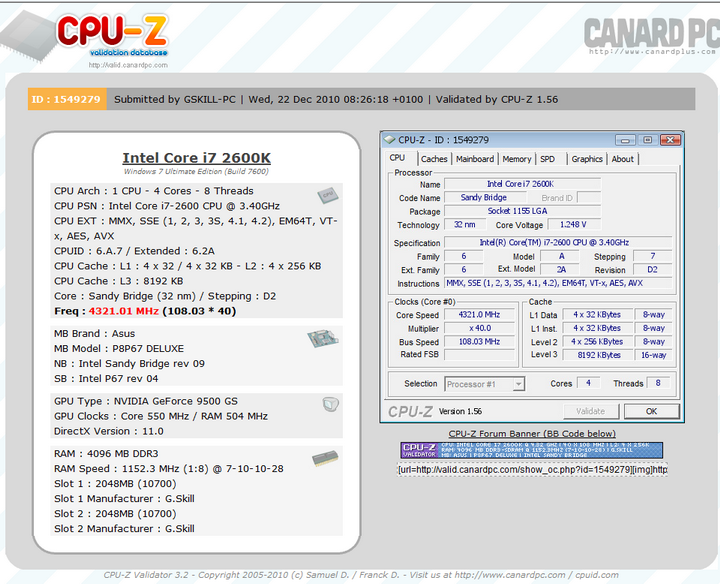 2 2 G.SKILL RipjawsX The New Series for Sandy Bridge!