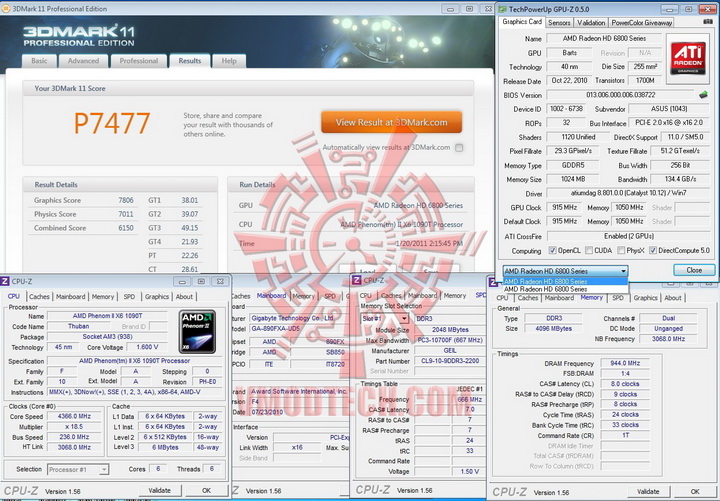 3d 11 AMD Radeon HD6870 Crossfire X Review