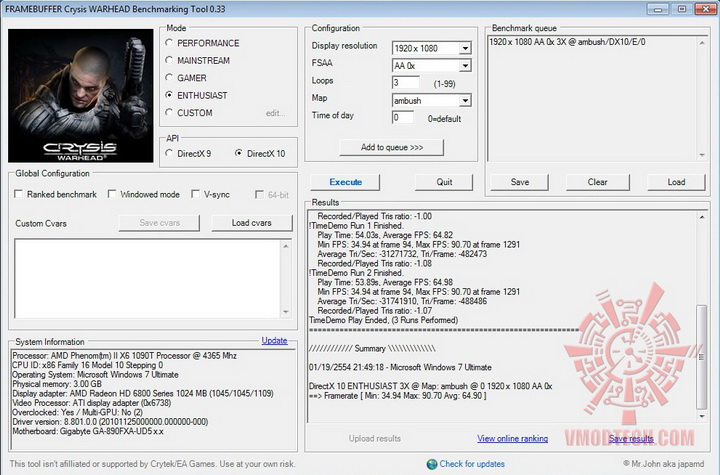 crysis2 1045 1109 AMD Radeon HD6870 Crossfire X Review