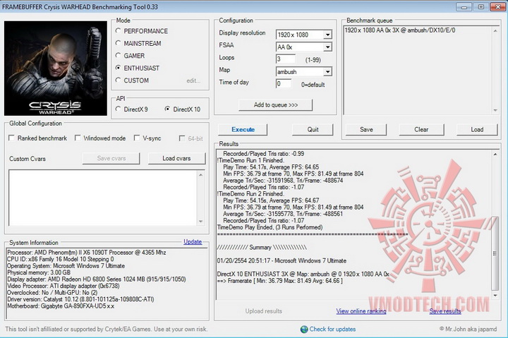 crysis2 AMD Radeon HD6870 Crossfire X Review