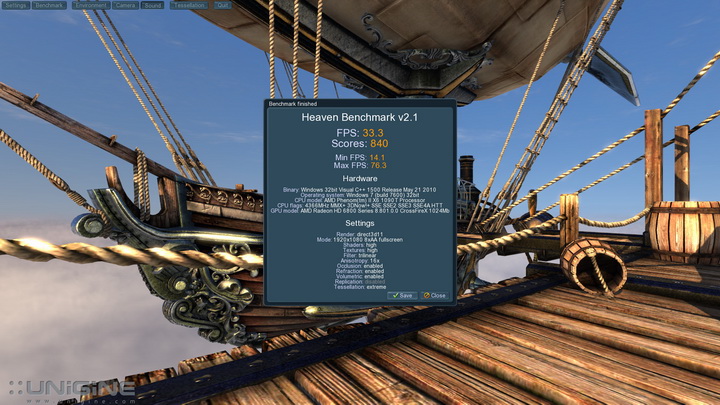 unigine 2011 01 20 21 10 43 91 AMD Radeon HD6870 Crossfire X Review