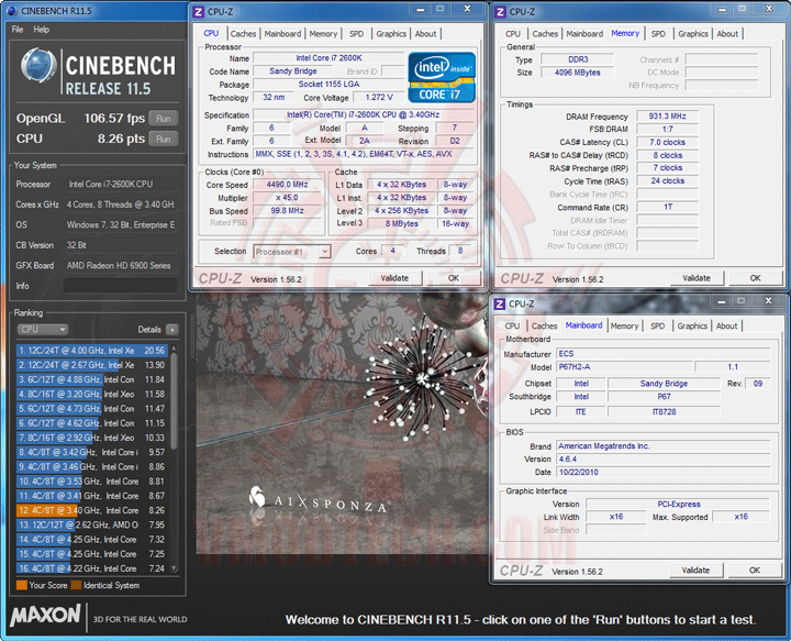 c115 ECS P67H2 A Black Extreme Motherboard Review
