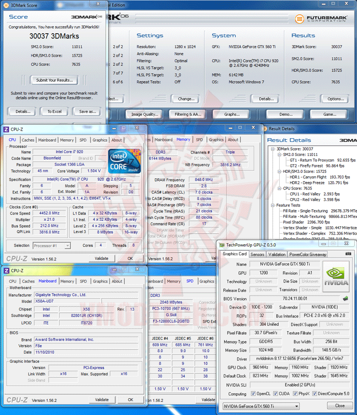 06 oc NVIDIA GeForce GTX 560 Ti 1GB GDDR5 SLI Review