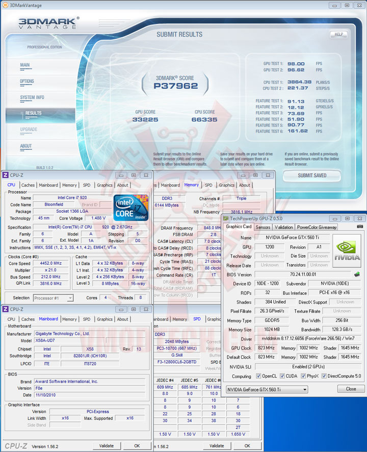 07p df NVIDIA GeForce GTX 560 Ti 1GB GDDR5 SLI Review