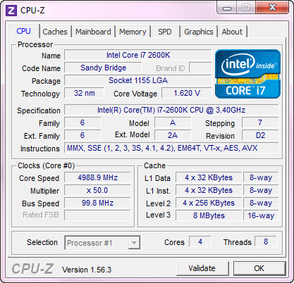 cpuz1 GIGABYTE P67A UD3P Motherboard Review