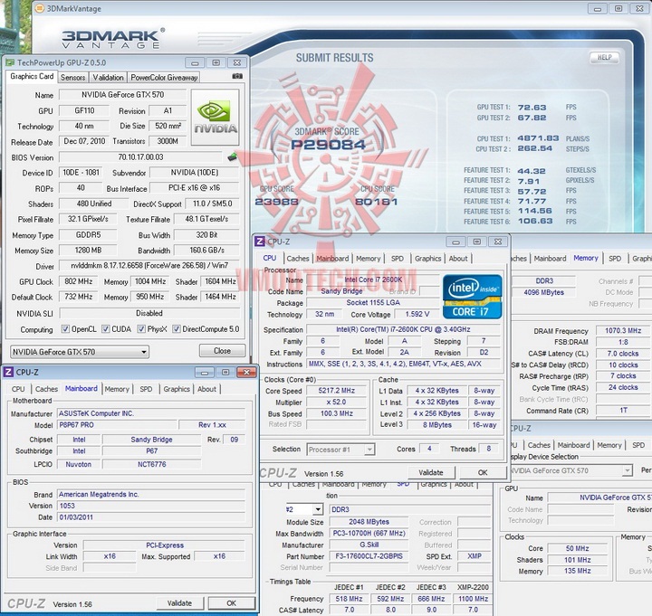 vantage2 vantage2 Galaxy Nvidia GeForce GTX 570 Review