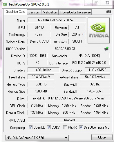 gpuz overvoltage Galaxy Nvidia GeForce GTX 570 Review