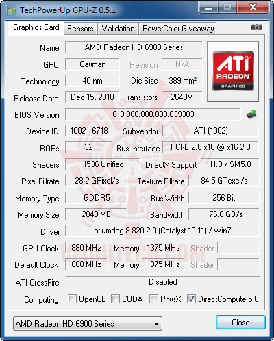 gz1 HIS AMD Radeon HD 6970 2GB GDDR5 Review