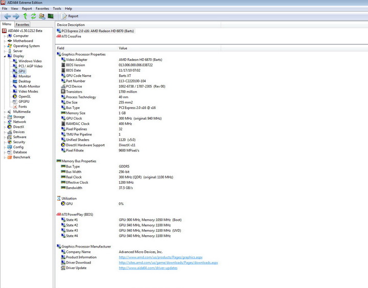 1 PowerColor Radeon HD6870 PCS+ 1GB DDR5 Review