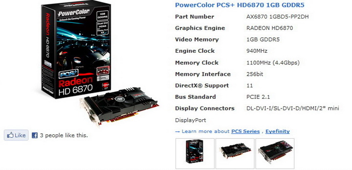 11 PowerColor Radeon HD6870 PCS+ 1GB DDR5 Review