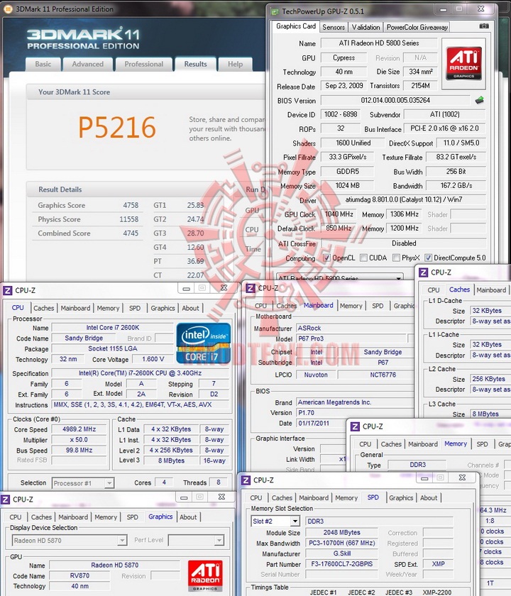 11 1 ASRock P67 Pro 3 Motherboard Review