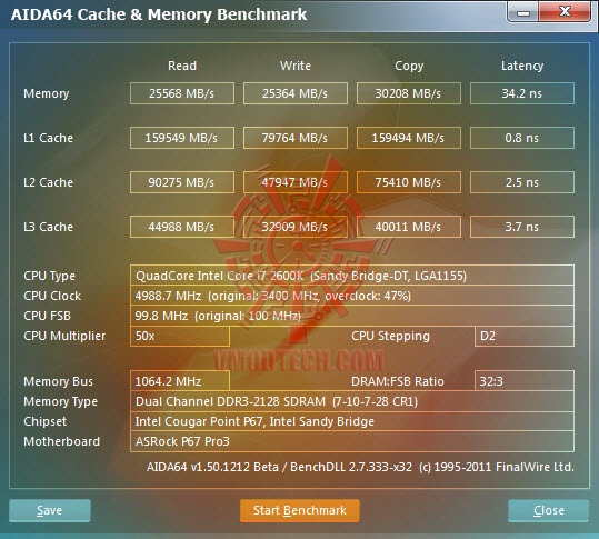 cache and mem ASRock P67 Pro 3 Motherboard Review