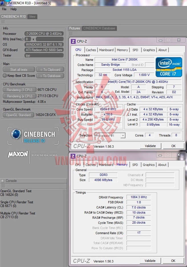 cinebench r10 1 ASRock P67 Pro 3 Motherboard Review