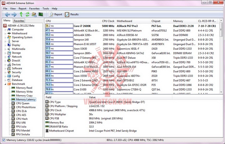 memlatency resize ASRock P67 Pro 3 Motherboard Review