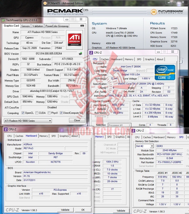 pcmark 05 1 ASRock P67 Pro 3 Motherboard Review