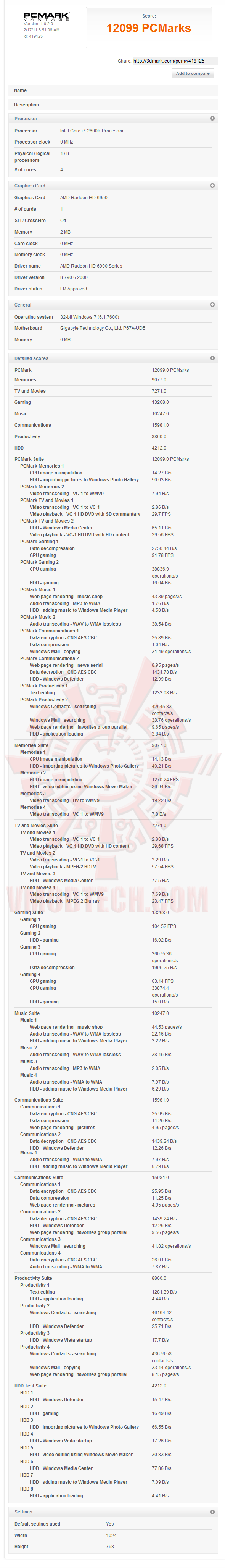 pcmv pcmv GIGABYTE P67A UD5 Motherboard Review
