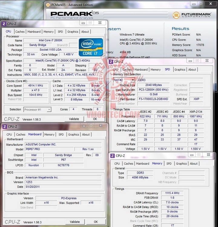 pcmark-05 pcmark 05 G.Skill RipjawsX F3 17000CL9D 4GBXMD
