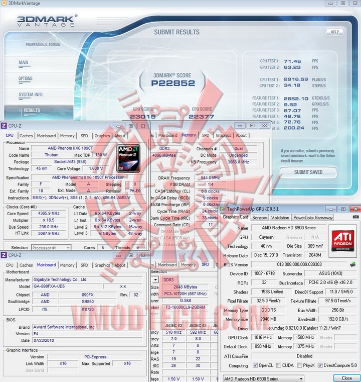 1016 15003 ASUS Radeon HD6970 2GB DDR5 Review