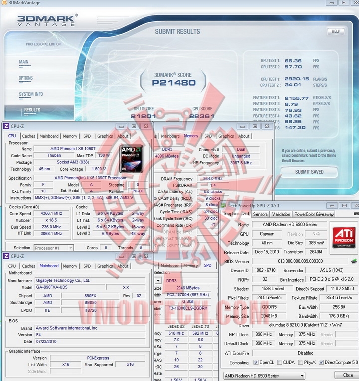 df2 ASUS Radeon HD6970 2GB DDR5 Review