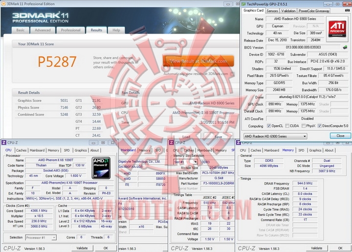 df3 ASUS Radeon HD6970 2GB DDR5 Review